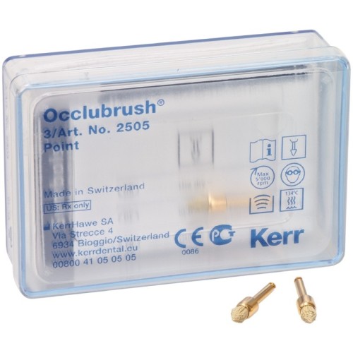 Щетка полировочная острый кончик Окклюбраш Поинт Occlubrush Point 1шт, Kerr Corporation, США